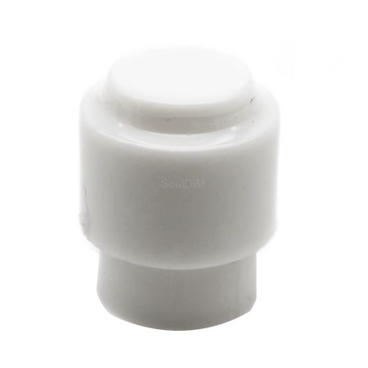 A White electric guitar Toggle Switch Tip on a White background.